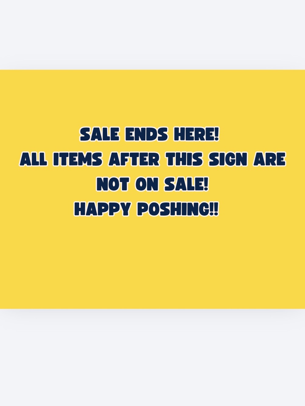 SALE HAS ENDED